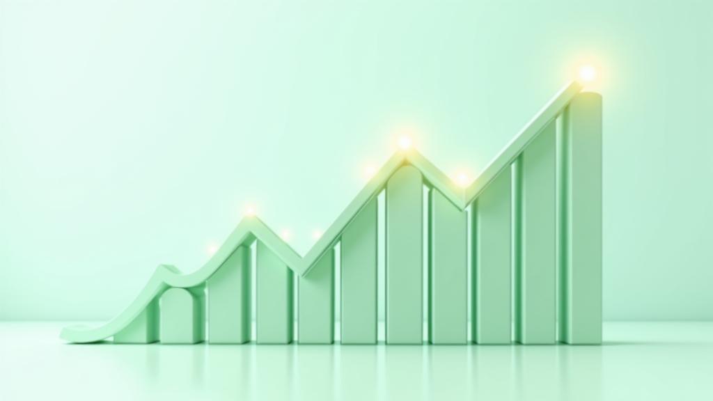 Gráfico de línea mostrando el progreso típico de un cliente en 90 días, con mejoras consistentes en bienestar y energía.